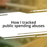 How I tracked public spending abuses